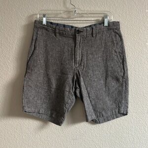 Banana Republic Gray Linen Shorts